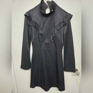 SANDRO little black mini dress size 1 (US 2 or XS)